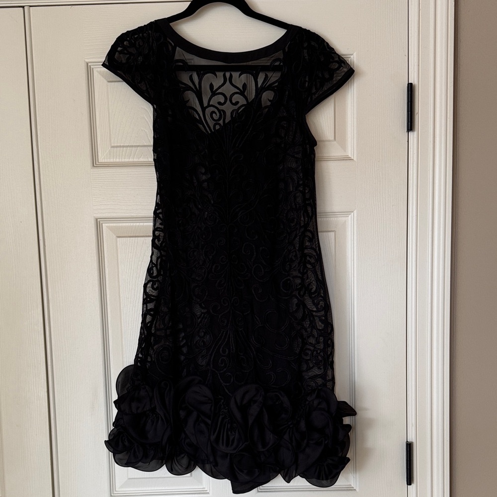 Guess Black Lace Dress